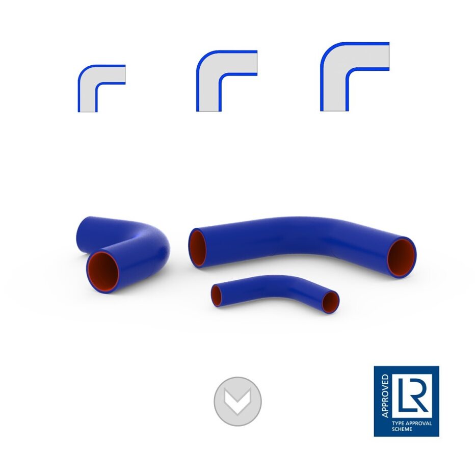 Sillicone hoses - corner bends