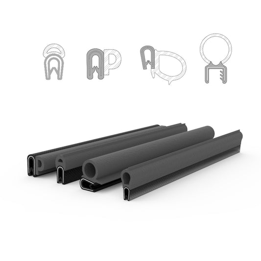 Rubber edge trim seals - All types & sizes
