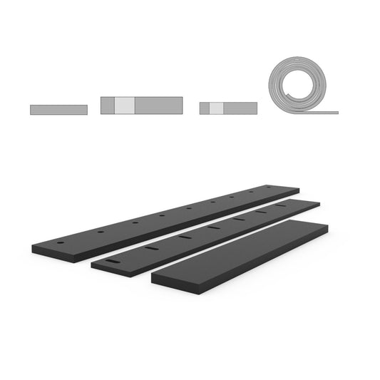 Rubber snow plough blades - All sizes