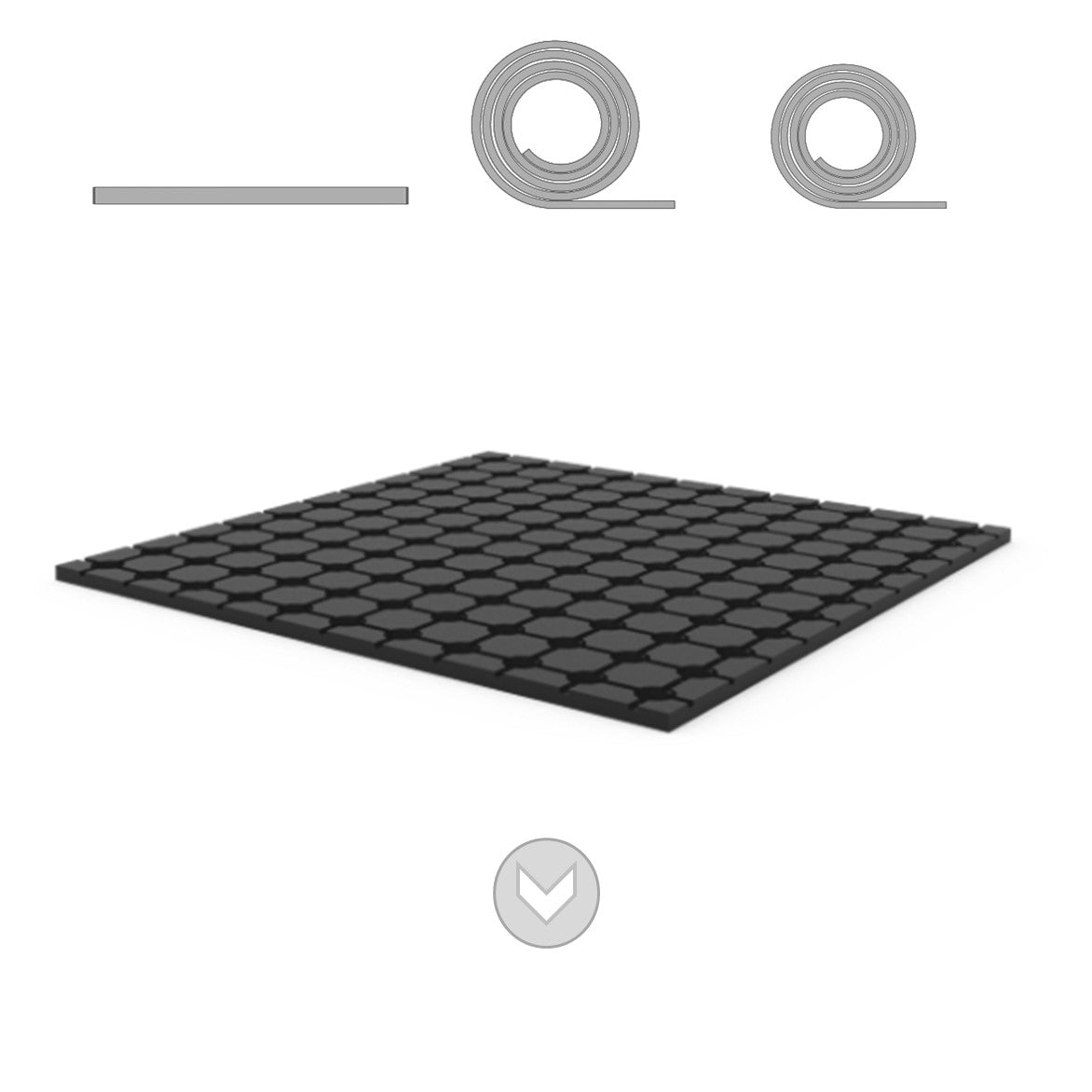 Open ring matting