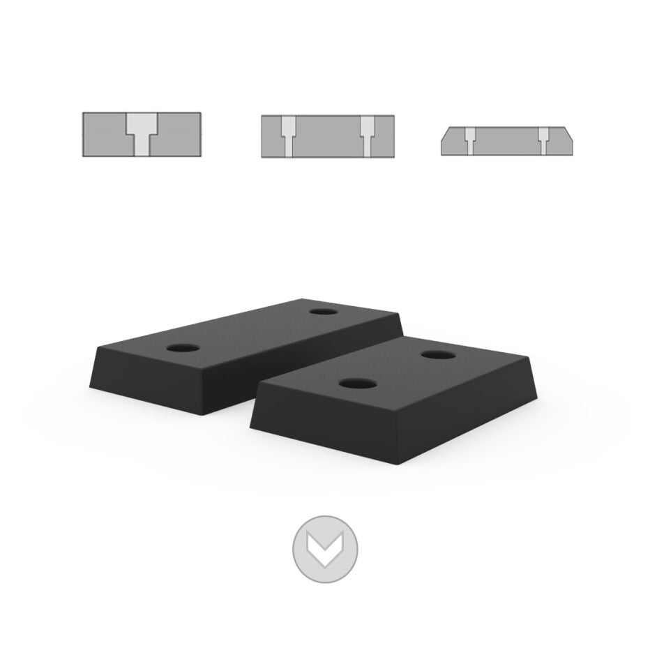 Loading bay dock bumpers