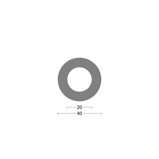 Cylindrical fender 40x20mm