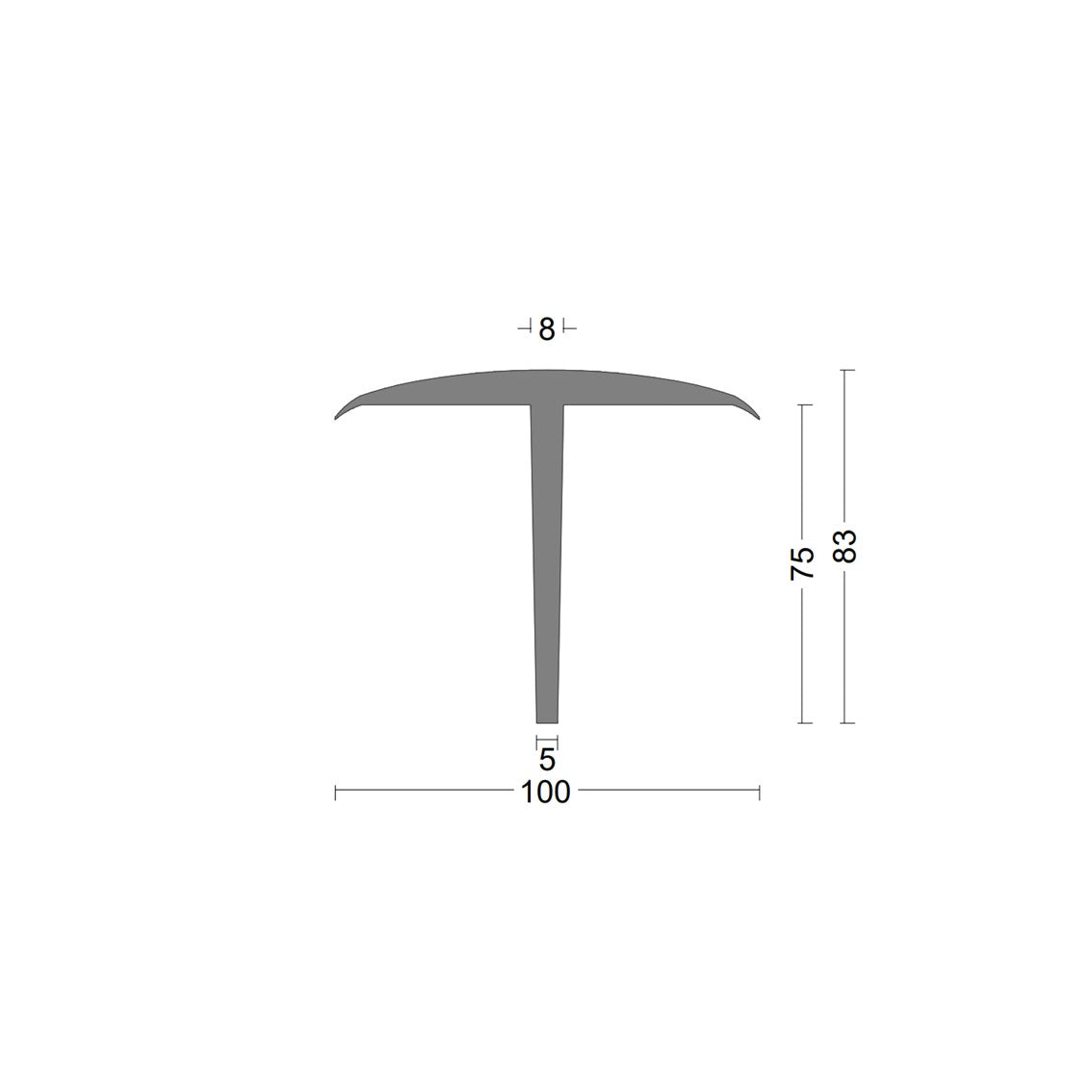 Weighbridge Rubber 100x83mm