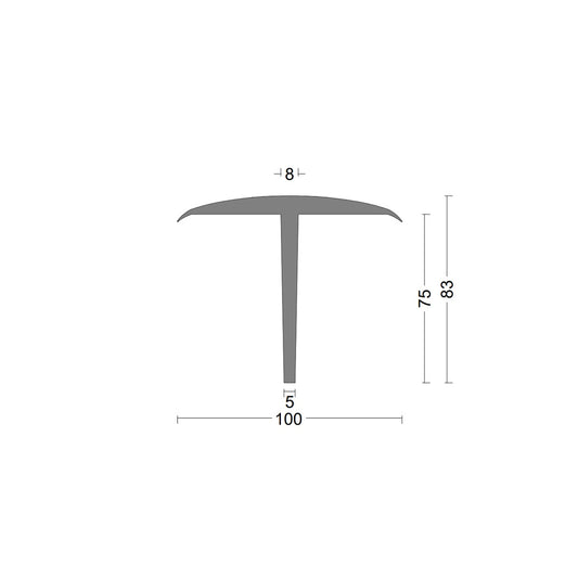 Weighbridge Rubber 100x83mm