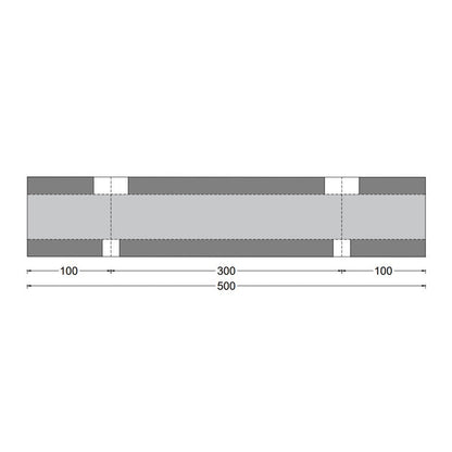 D fender block 150x150mm L=50cm