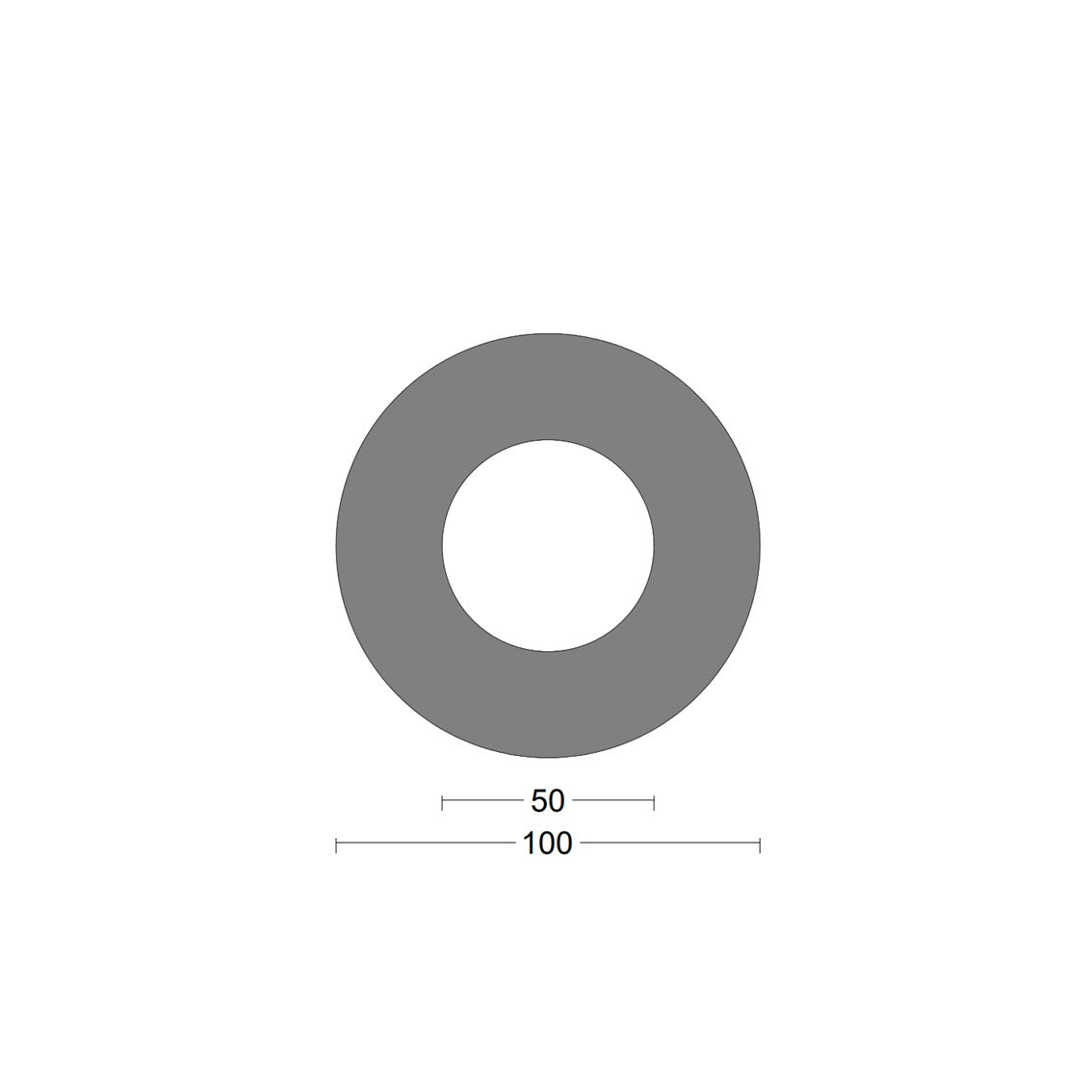 Cylindrical fender 100x50mm