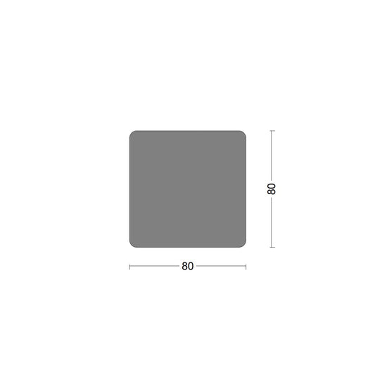Solid S-fender 080x080mm
