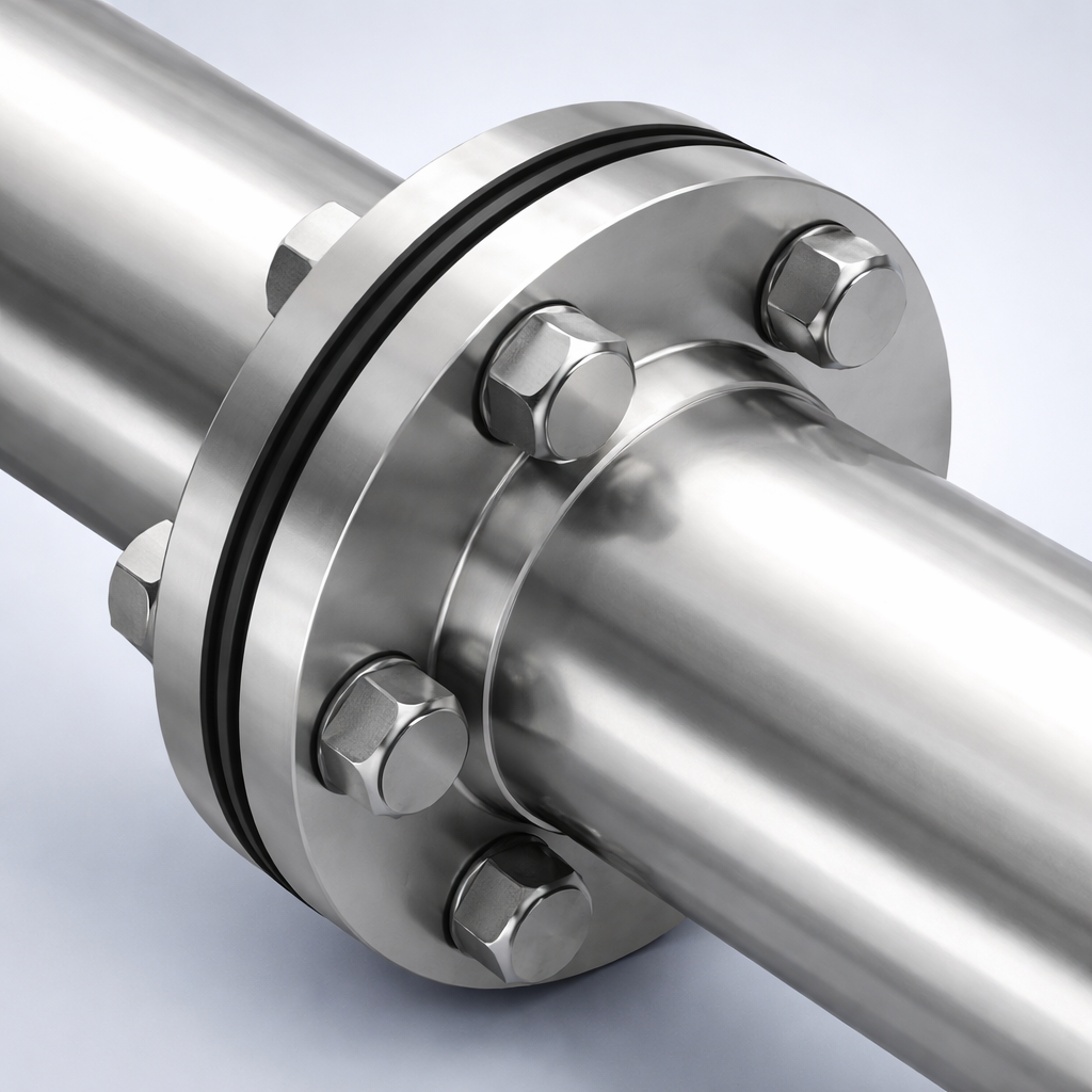 Garlock gasket being used