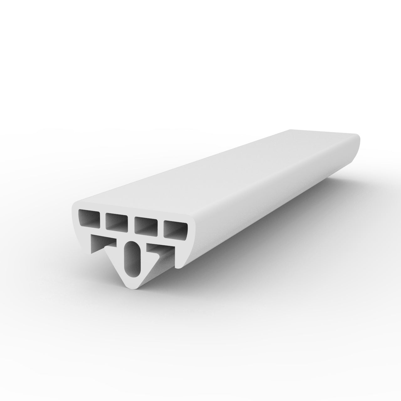 Glass rack rubber 37x21mm open White