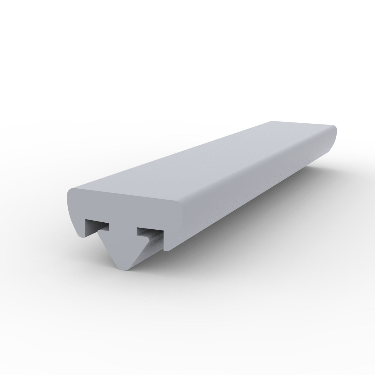 Glass rack rubber 37x23mm closed Grey