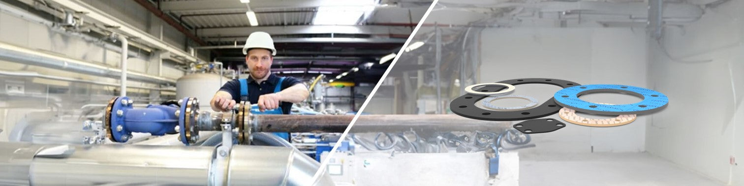worker using gasket