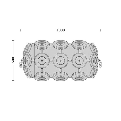 Pneumatic Fender 500x1000mm - With tire net