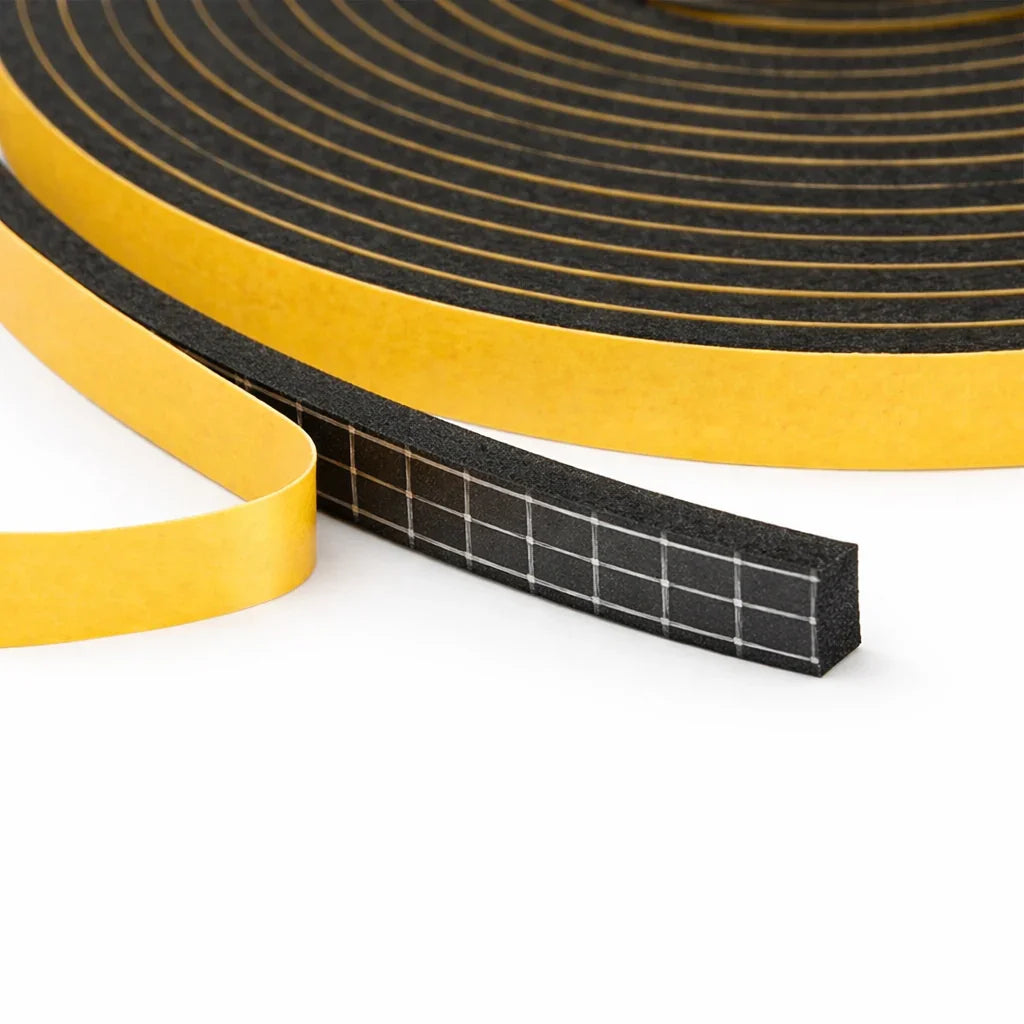 Sponge rubber strips