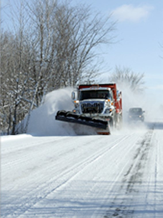 Snow clearance truck