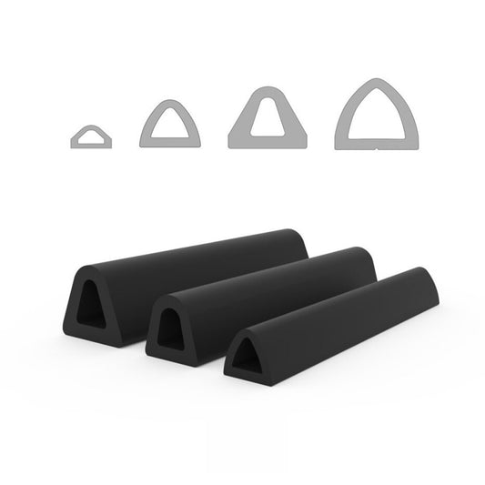 Delta fender rubber profiles
