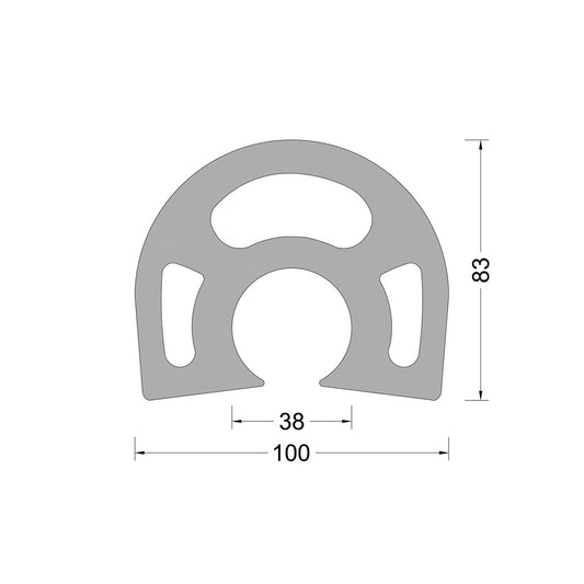 Boat fender 100x83mm